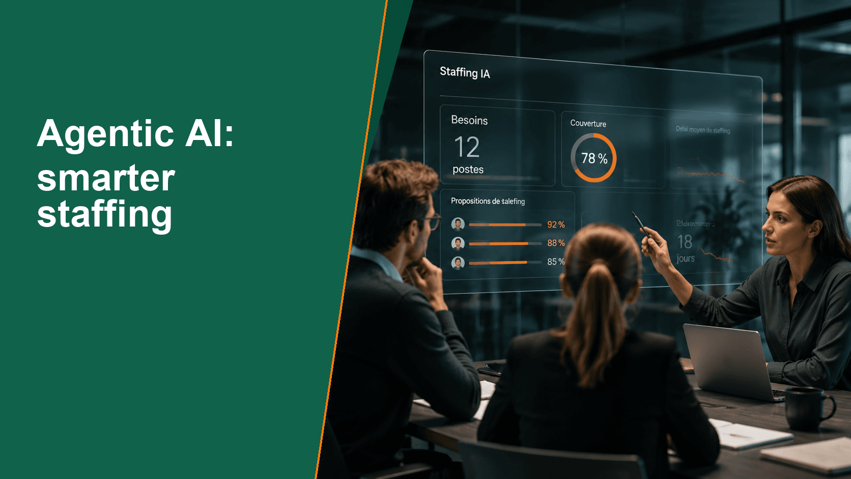 Agentic AI can help IT Services Companies structure staffing and reduce time-to-staffing.